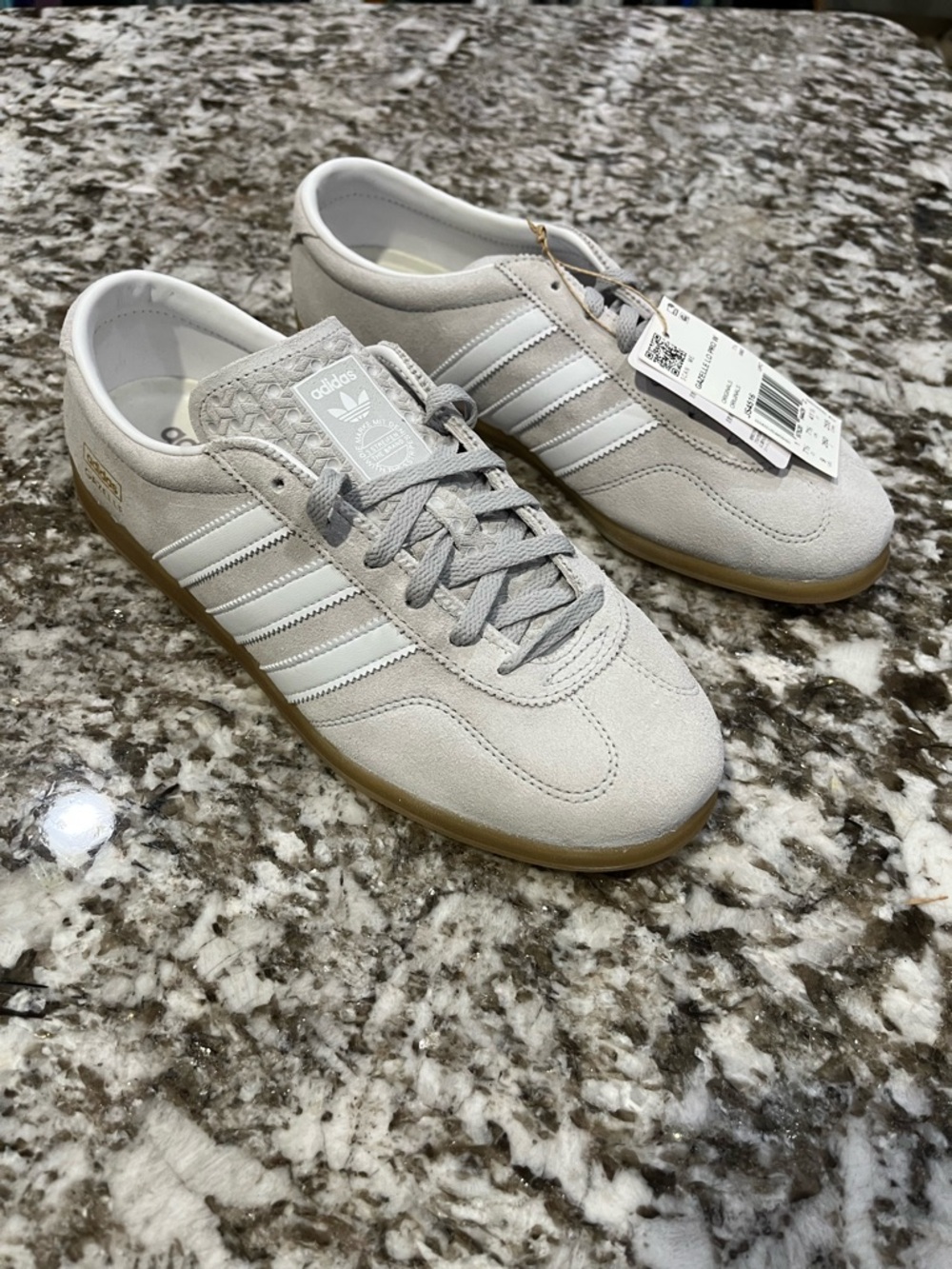 Adidas Gazelle Lo Pro W JS4516 Grey White Gum Women's Sizes 9 - Picture 7 of 8